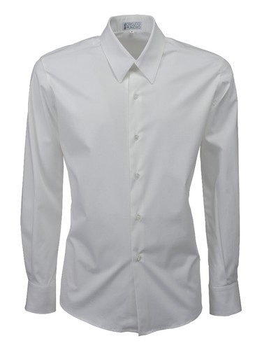 Camicia uomo collo all’italiana manica lunga con cugni - DALI - U - Imagen 2 de 8