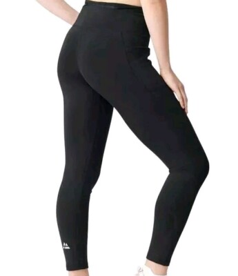Danish Endurance Sporttights schwarz Damen hoch tailliert Leggings Medium neu