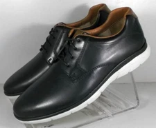 594095 SP50 PARSONS PLAIN TOE MEN'S SHOES 9 M BLACK LEATHER JOHNSTON & MURPHY