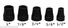 Set 2 NEW 5/8" 16mm Sturdy REPLACEMENT RUBBER TIPS FOR WALKING CANES STICKS CANE