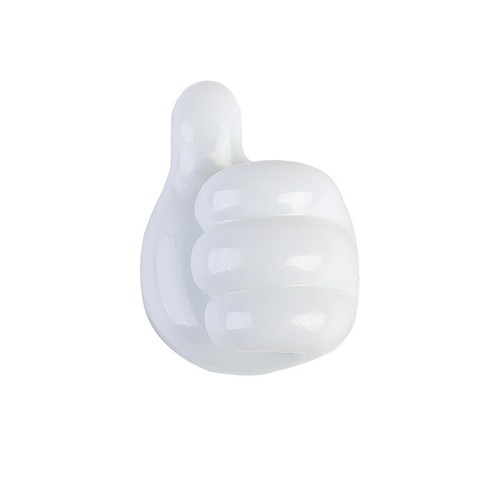 10X Self Adhesive Thumb Wall Hooks Cable Organizer Clips Key Hook No Punching - Picture 16 of 26