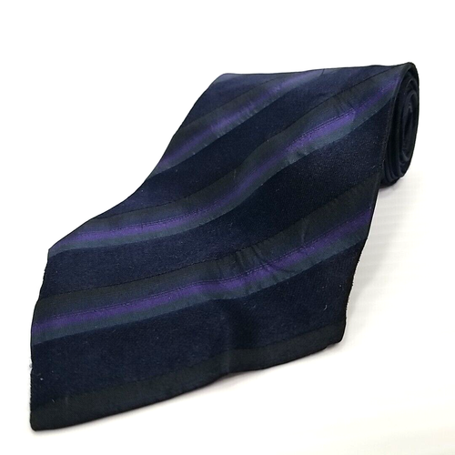 Vtg Calvin Klein Collection Luxury Tie Multicolored Striped Silk Necktie 58 x 4