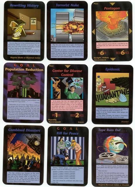 イルミナティ　ニュー・ワールド・オーダー　ILLUMINATI card COMPLETE Illuminati New World Order INWO COLLECTION - ASSASSINS +