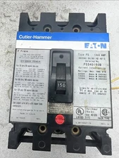 🔥Cutler Hammer FS340150B Circuit Breaker 150A, 480V, 3 Pole. FREE SHIPPING🇺🇲