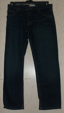 EXCELLENT BOYS WRANGLER ADJUSTABLE WAIST STRAIGHT FIT BLUE JEANS SIZE 14 HUSKY