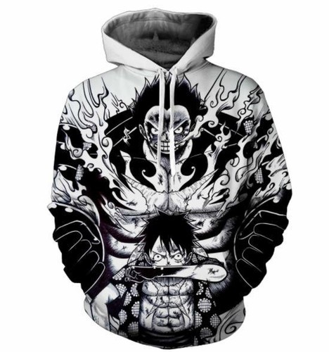 Sudadera capucha Piece Luffy Sudadera con capucha Suéter con Suéter | eBay