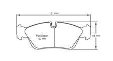Pagid Racing Brake Pads - 2180