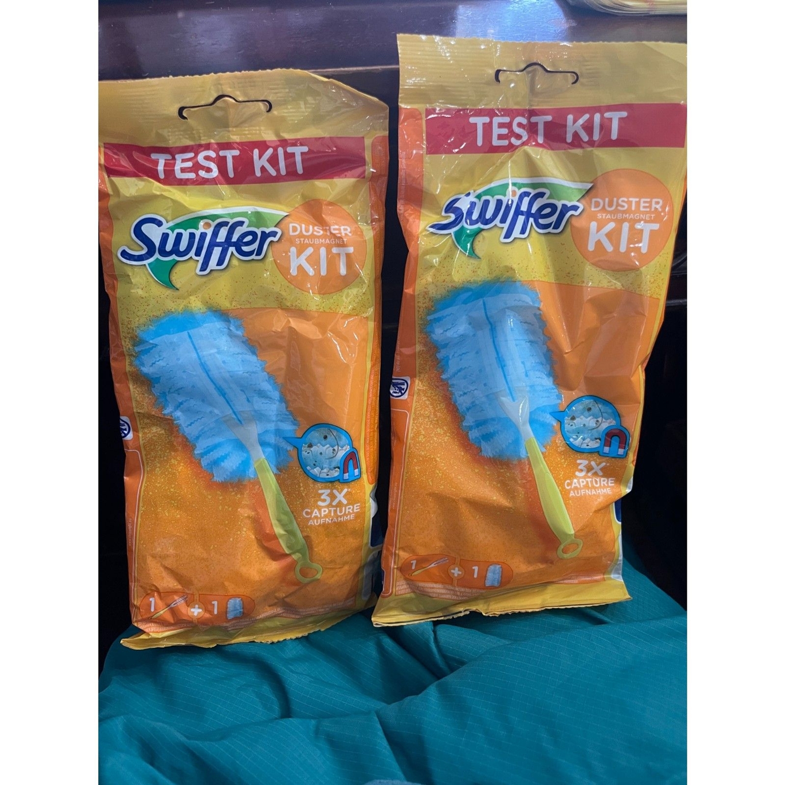 Swiffer Duster Starter Kit Disposable Unscented Cleaning 2 Pack