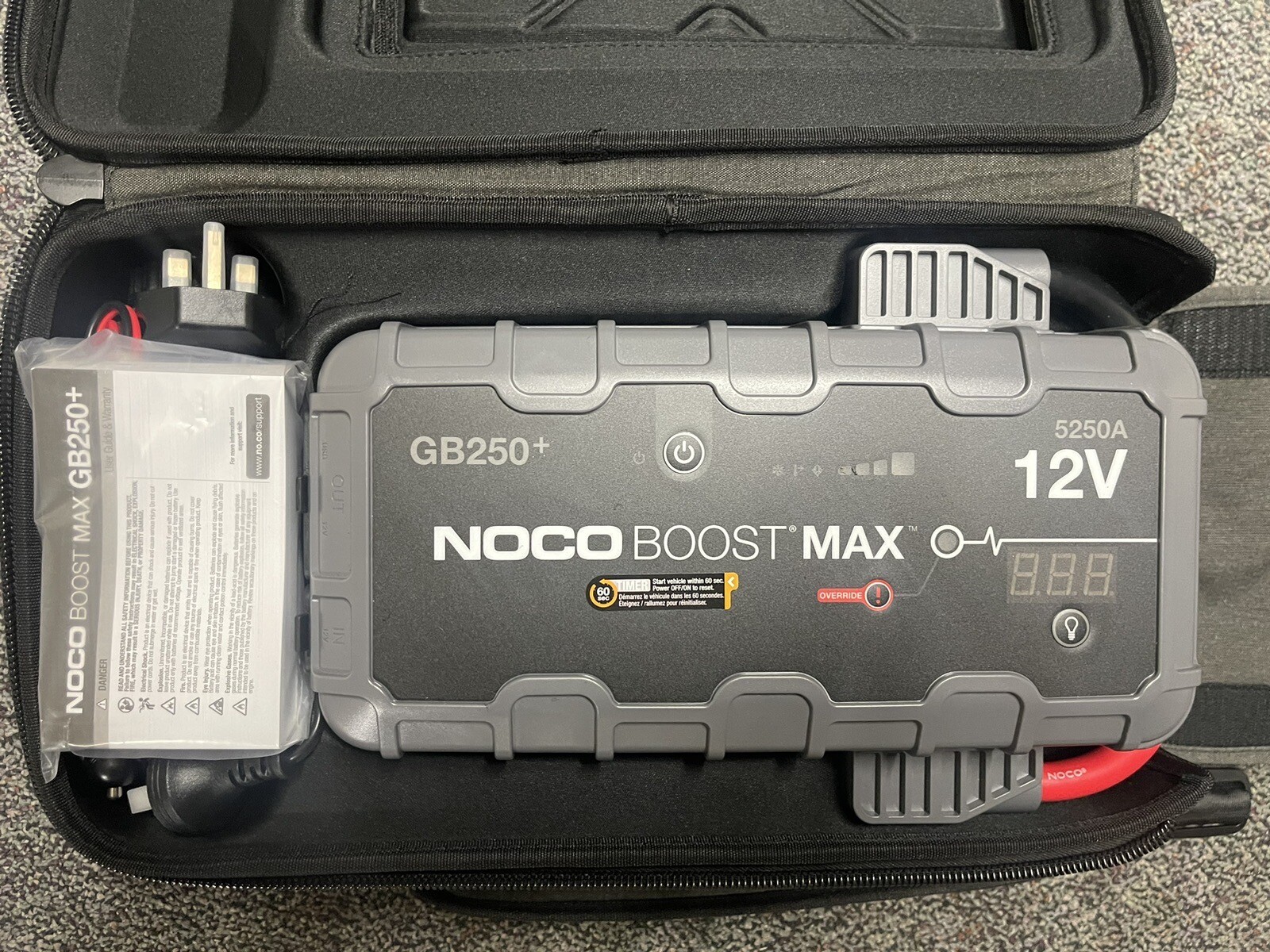 NOCO Boost Max GB250 5250 Amp 12Volt UltraSafe Portable Lithium Jump