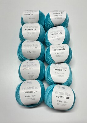 Rico Design ,,Essentials Cotton dk   Fb 31-aquamarin 10x50g