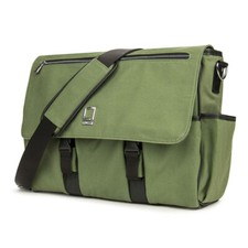 Lencca Canvas DSLR SLR Mirrorless Camera Case 15" Laptop Shoulder Messenger Bag