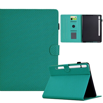 Fr Samsung Galaxy Tab A9+ A8 S8 A10.5 Leather Auto Sleep&Wake Case w/Card Pocket