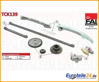 Steuerkettensatz FAI AUTOPARTS TCK139 für Renault Laguna III