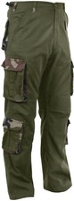 Olive Drab / Camo Vintage Paratrooper Fatigues Military Cargo BDU Pants 8-Pocket