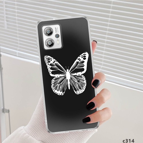 Ładne etui na telefon motyl elastyczne etui do Motorola Moto G85 G35 E14 E15 G05 - Zdjęcie 17 z 52