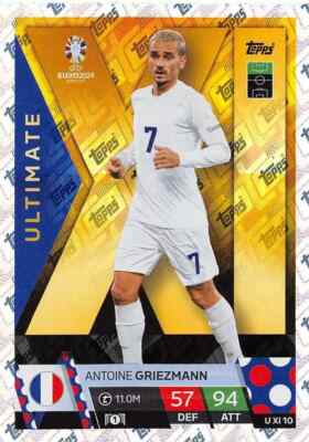 Match Attax Euro 2024 Antoine Griezmann France Ultimate XI Topps UEFA Card