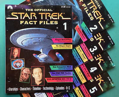 Official Star Trek Fact Files #1 - 304 Pick your Issues! (1997-2002) Partworks