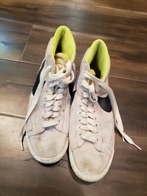 Nike Blazer Mid Suede Vintage Women Shoes Grey 518171 204 Size 9.5 eBay