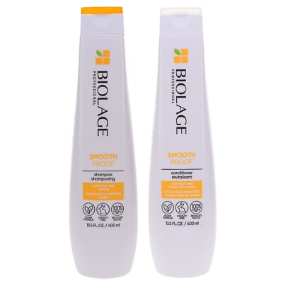 Smooth Proof for Frizzy Hair Duo by Biolage 13.5oz/400ml (Shampoo&Conditioner)