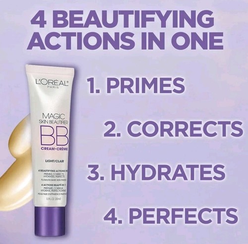 Loreal Magic Anti-redness BB Cream 1 Oz - Pair - Picture 2 of 4