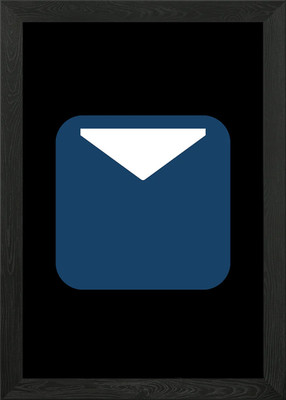 Blue Beat Säbel Block Gerahmtes Wandbild Poster Leinwanddruck Bild
