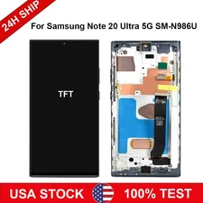 For Samsung Galaxy Note 20 Ultra 5G N986 LCD Display Screen Frame Assembly