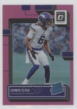 2022 Panini Donruss Optic Rated Rookie Pink Prizm Lewis Cine #258 2l4