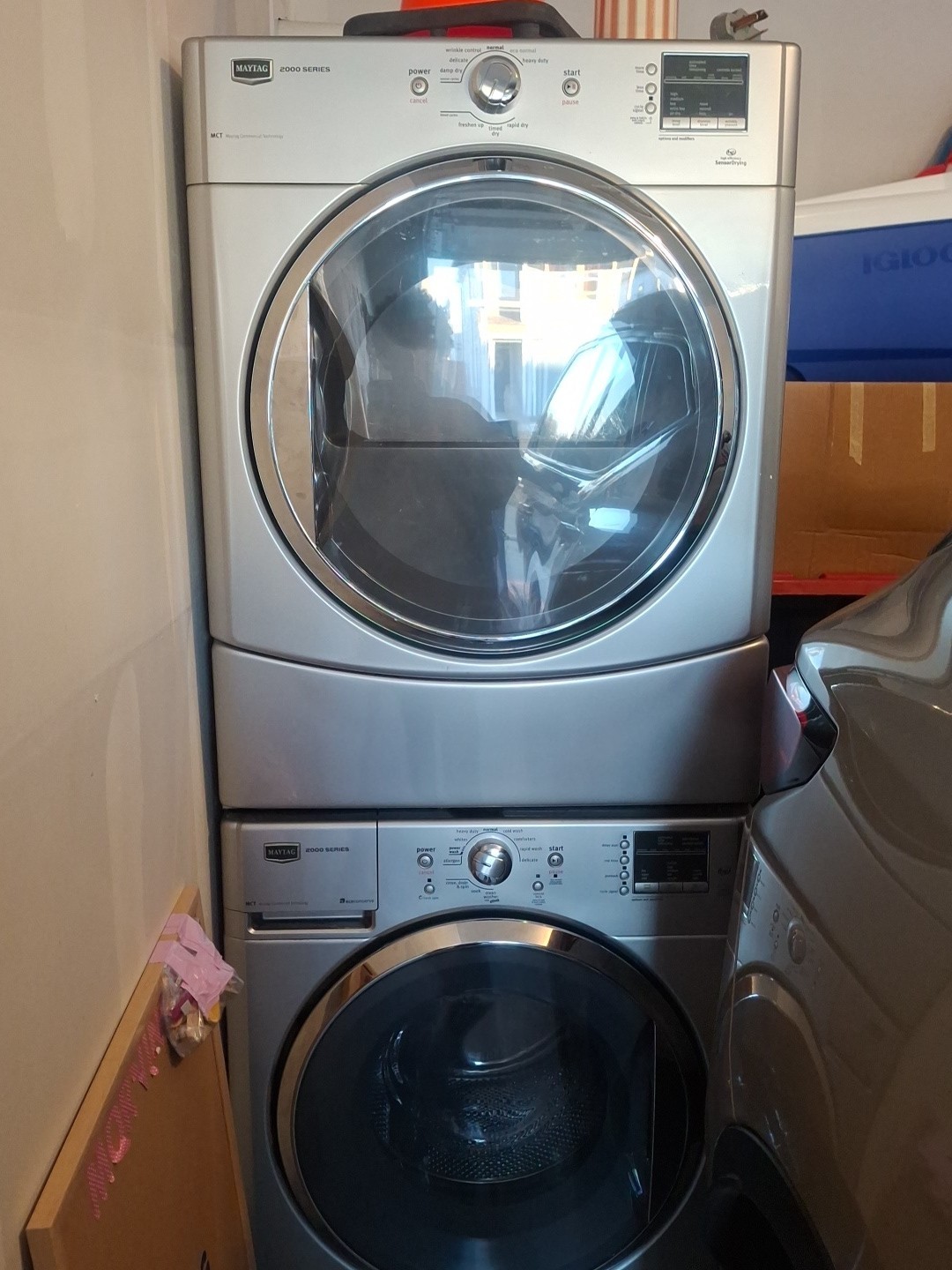 maytag washer dryer set used pre owned,
