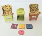 VINTAGE 1964 MATTEL BARBIE GOES TO COLLEGE PLAYSET 2 CHAIRS, TABLE REPLACEMENTS