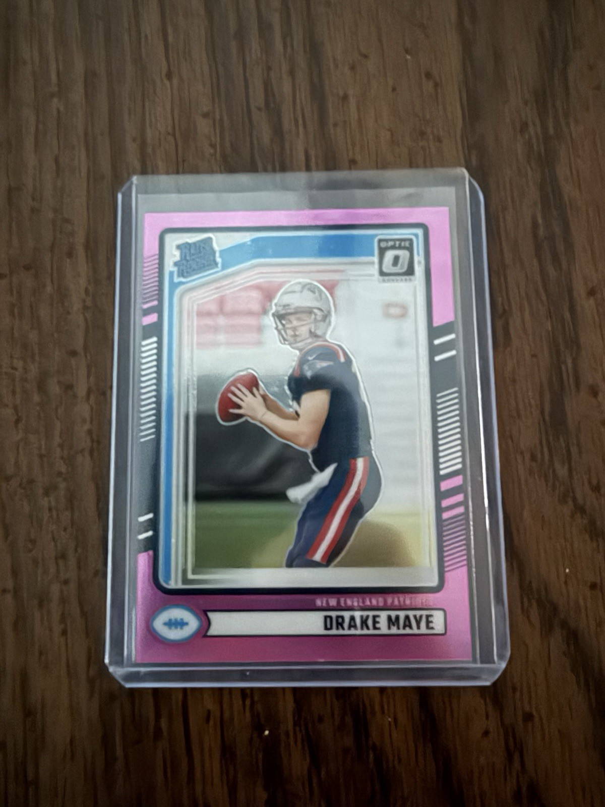 Panini 2024 Donruss Optic Pink Prism Drake Maye Rated Rookie