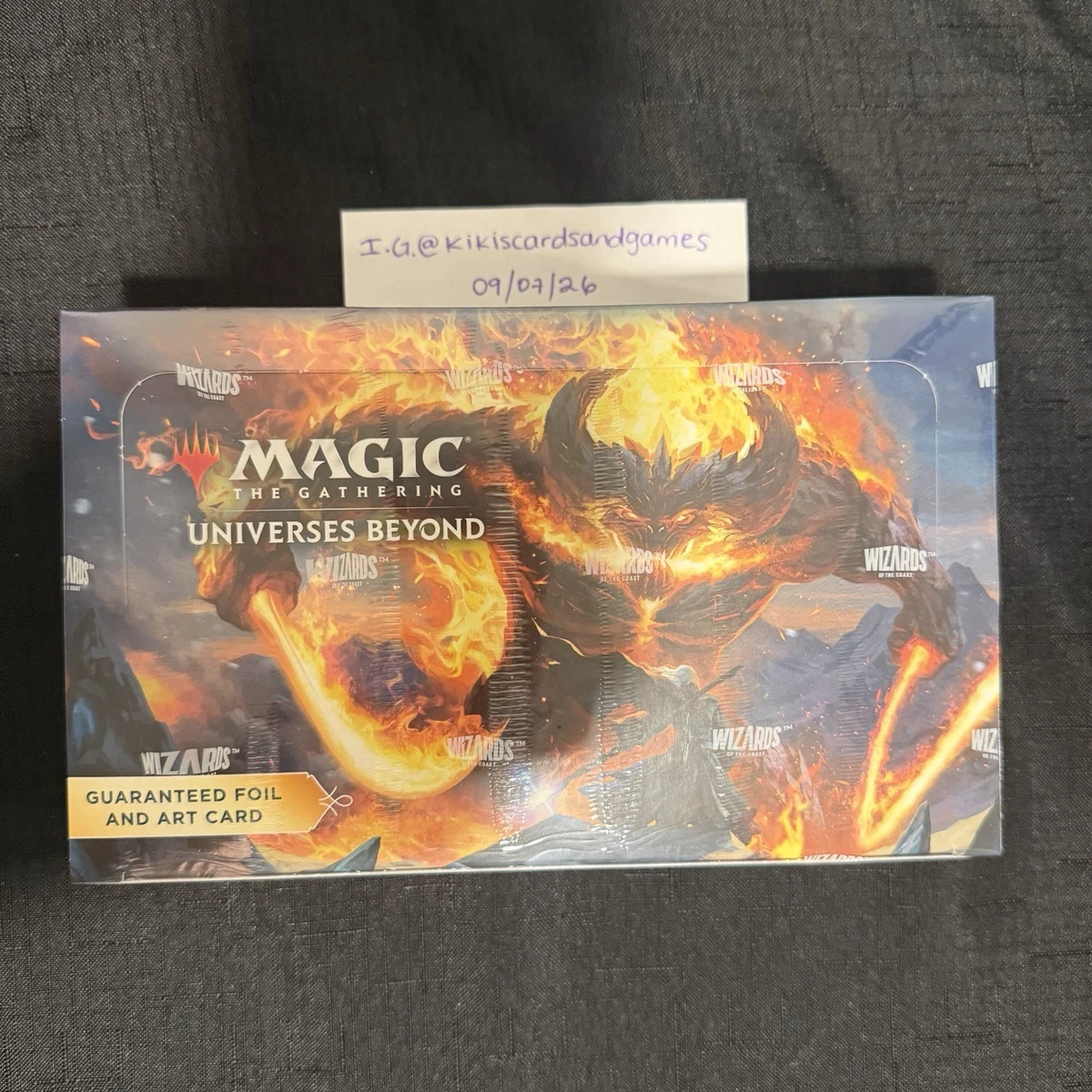 Wizards of the Coast Sealed Collectible Card Game Boxes in English