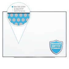 Quartet Magnetic Whiteboard - 36" 3 Ft Width X 24" 2 Ft Height - Aluminum