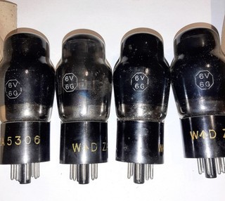 6V6 G ZA5306 UK made Röhren Tubes NOS matched quad (4 tubes)