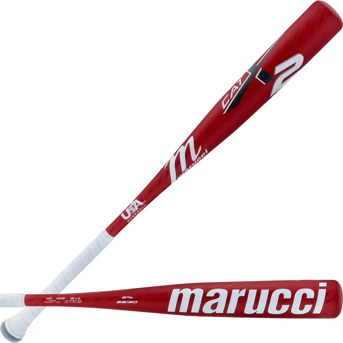 Batte De Baseball Marucci Cat9 Composite Pour Jeune - 32/27, Bleu/rouge, Très Bon état
