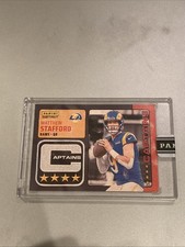 🐏Matthew Stafford 2024 Panini Captains NFL #32 Card Los Angeles Rams One Of One