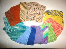 100 Cotton Dishcloths Hand Knit--Build Your Bundle 