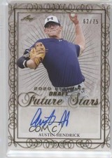 2020 Leaf Ultimate Draft Future Stars Gold 62/75 Austin Hendrick Auto 0b2