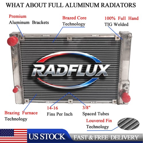 For 1986-1991 1989 1990 PORSCHE 944 2.5L TURBO/S2 3.0L NA MT Aluminum Radiator