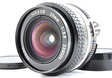 Near Mint Nikon Ai-S Nikkor 20mm f/3.5 MF Wide Angle Lens For Nikon F From Japan