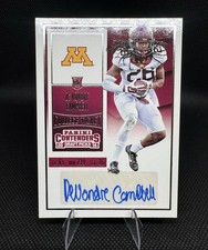 2016 Panini Contenders Draft Picks - College Ticket De'Vondre Campbell #297 (AU,