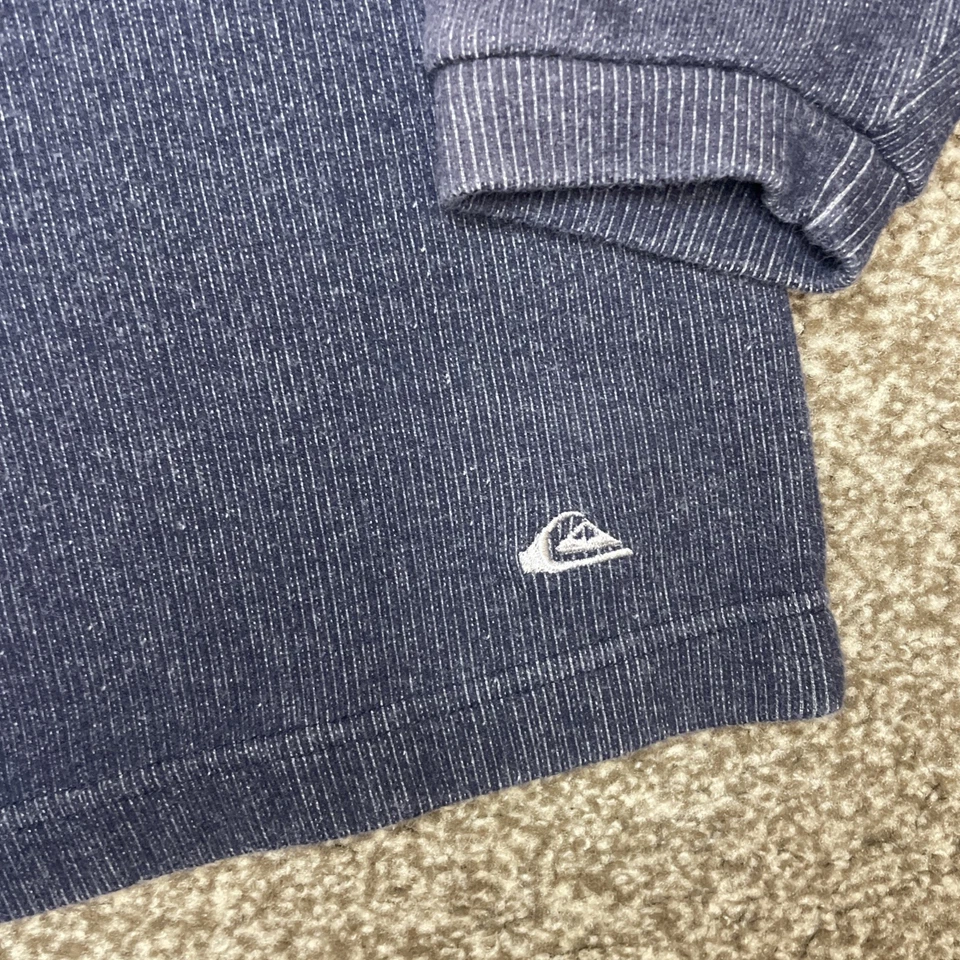 Camisa De Colección Años 90 Quicksilver Ropa De Surf Manga Larga Para Hombre XL Y2K Rayas Pesadas Foto 2 de 4