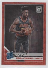 2019 Panini Donruss Optic Rated Rookie Tmall Red Wave Prizm Bruno Fernando 03tg