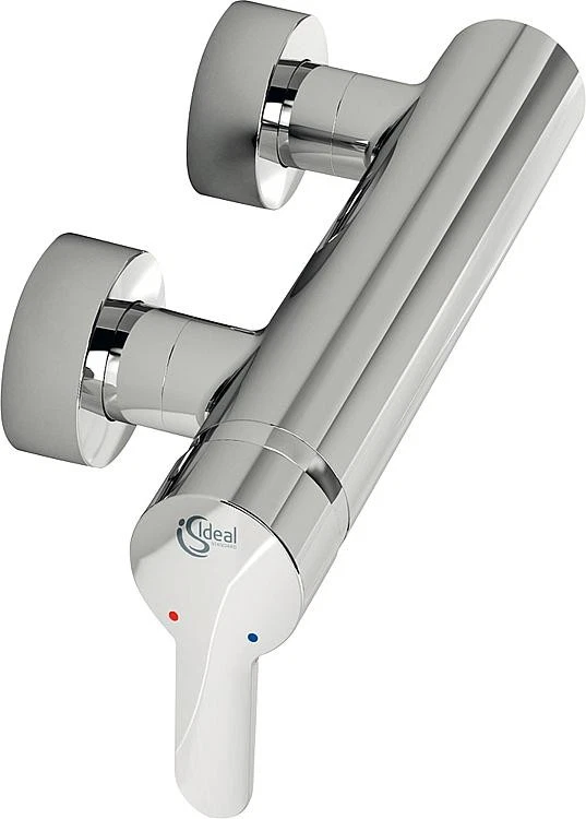 Mitigeur Douche/baignoire Mural Ideal Standard Attitude – Inox Argenté – Neuf