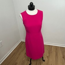 DVF Diane von Furstenberg Pink Sleeveless Career Cocktail Party Dress