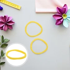 96 PCS Elastic Braided Material Bag Bracelet Cord Kids Weaving Loom Kit