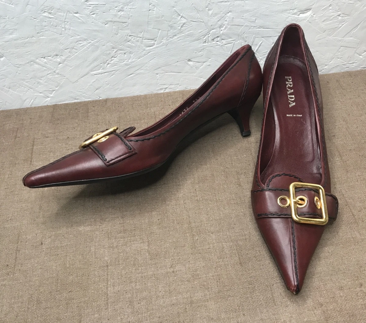 PRADA Mid (2-2.9 in) Heel Height with Vintage Heels for Women for