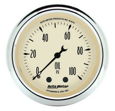 Autometer 1821 2-116 Ab Oil Pressure Gauge 0-100 Psi Autometer 1821 2-116 Ab Oil Pressure Gauge 0-100 Psi