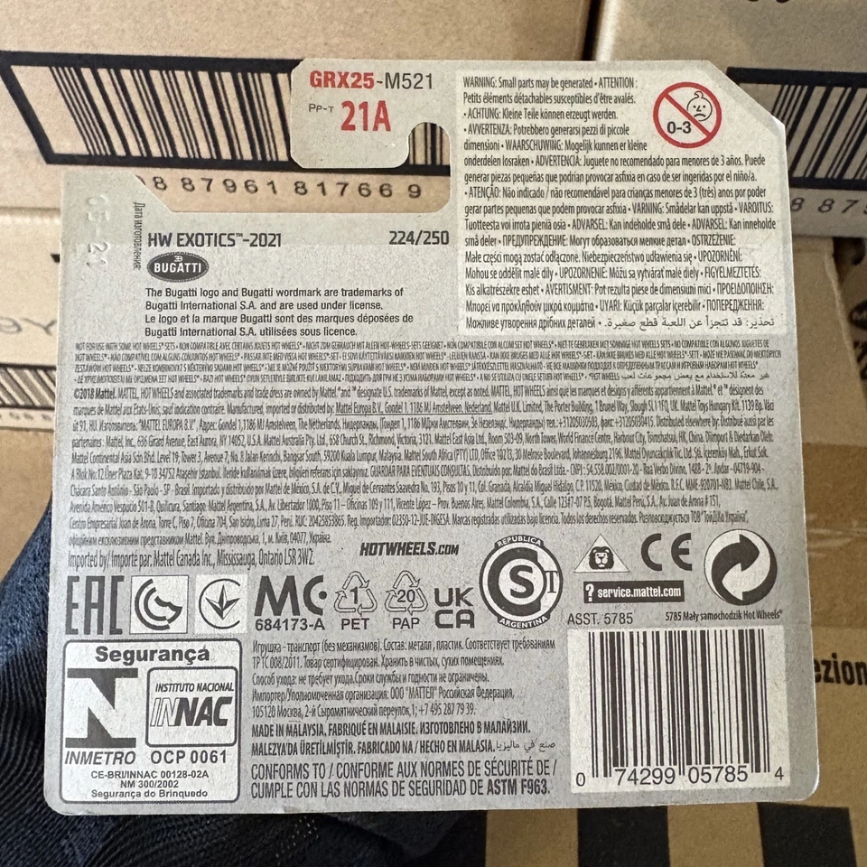 HOT WHEELS '94 Bugatti EB110 SS - Mainline - Immagine 4 di 4