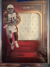 2025 Panini Silhouettes Larry Fitzgerald Jumbo Patch 16/49 No.SS-LFD