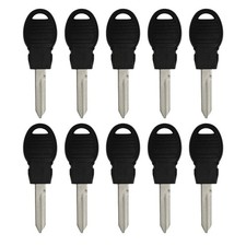 Uncut Blank Transponder Key Replacement For Chrysler Vw Pod Y170-pt 10 Pack